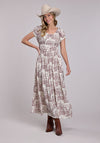 Stetson Desert Toile Dress - Broken horn