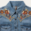 Stetson Embroidered Western Shirt Dress - Broken horn