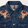 Stetson Embroidered Western Shirt Dress - Broken horn