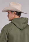 Stetson Hoodie Green - Broken horn