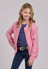 Roper Pink Qulted Bomber Jacket - Broken horn
