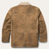 Stetson Antique Suede Shearling Jacket - Broken horn