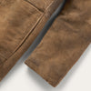 Stetson Antique Suede Shearling Jacket - Broken horn