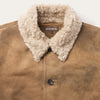 Stetson Antique Suede Shearling Jacket - Broken horn