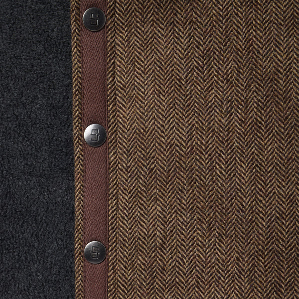 Stetson Men Herringbone Shirt Jacket - Broken horn