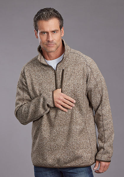Stetson Men Herringbone Sweater - Broken horn