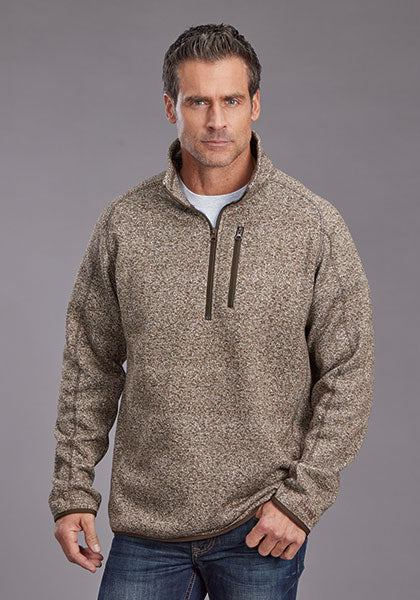 Stetson Men Herringbone Sweater - Broken horn