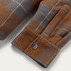 Stetson Men Plaid Western Shirt Jacket - Broken horn