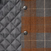 Stetson Men Plaid Western Shirt Jacket - Broken horn