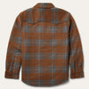 Stetson Men Plaid Western Shirt Jacket - Broken horn