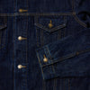 Stetson Men's Raw Denim Trucker Jacket - Broken horn
