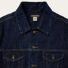 Stetson Men's Raw Denim Trucker Jacket - Broken horn