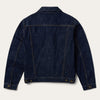 Stetson Men's Raw Denim Trucker Jacket - Broken horn