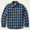 Stetson Mens Outerwear Quilted Jacket Ombre Blue - Broken horn