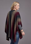 Stetson Women Ombre Sweater Wrap Poncho - Broken horn
