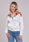 Roper Satin Bomber Jacket - Broken horn