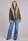 Steson Women Suede Jacket - Broken horn