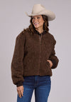 Stetson Fuzzy "Teddy Bear" Bomber Jacket - Broken horn