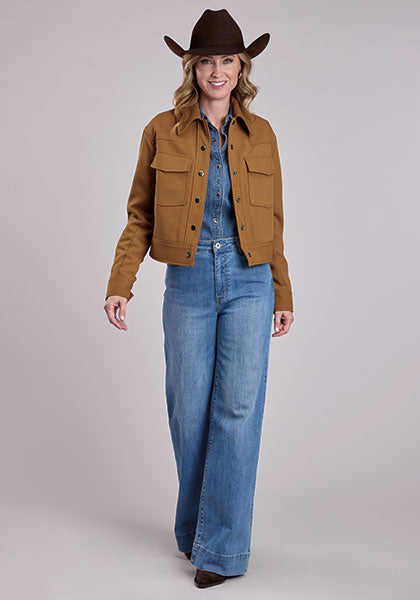 Stetson Women Twill Jacket - Broken horn