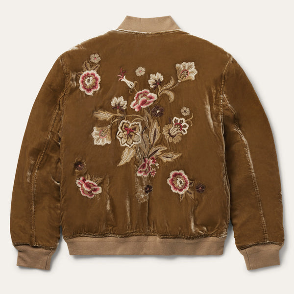 Stetson Velvet Bomber Jacket - Broken horn
