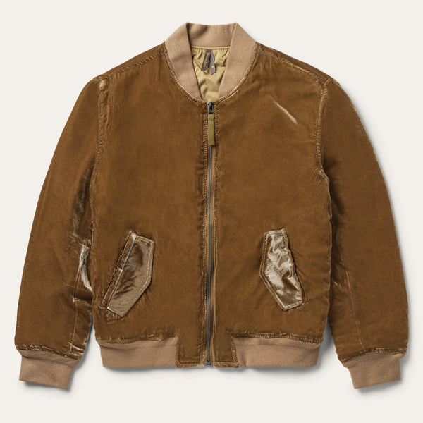 Stetson Velvet Bomber Jacket - Broken horn