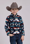 Roper Zip Front Fleece Jacket - Broken horn