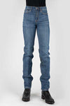 Stetson Women High Rise Straight Leg - Broken horn