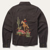 Stetson Desert Scene Embroidered Western Shirt - Broken horn