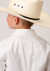 Roper Boys Solid Western Snap - Broken horn