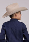 Roper Boy's Diamond Dots Print - Broken horn