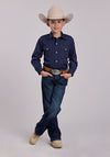 Roper Boy's Diamond Dots Print - Broken horn