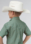 Roper Boy's Sedona Foulard Print - Broken horn