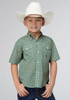 Roper Boy's Sedona Foulard Print - Broken horn