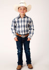 Roper Boys Amarillo Plaid - Broken horn