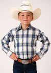 Roper Boys Amarillo Plaid - Broken horn
