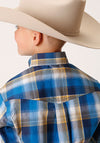 Roper Boys Amarillo Plaid Button down - Broken horn