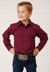 Roper Boys Black Fill Solid Wine - Broken horn
