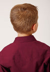 Roper Boys Black Fill Solid Wine - Broken horn