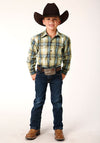 Roper Boys Sand Dune Plaid - Broken horn