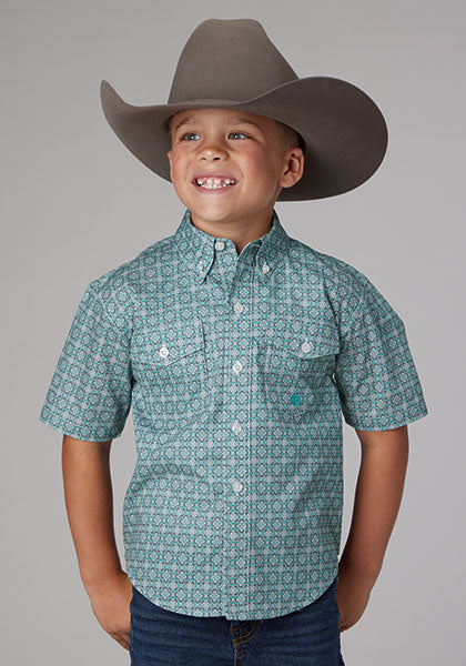 Roper Boys Silver Spring Foulard - Broken horn