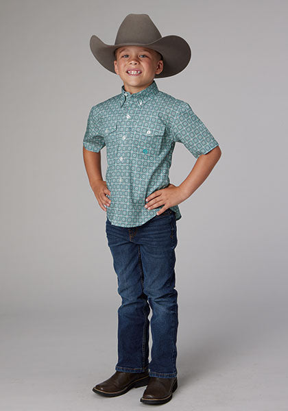 Roper Boys Silver Spring Foulard - Broken horn