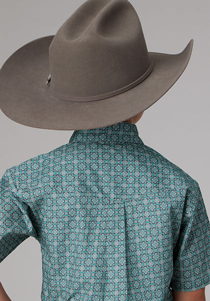 Roper Boys Silver Spring Foulard - Broken horn