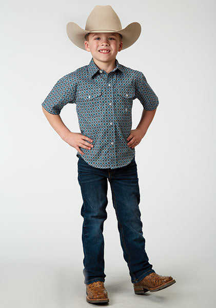 Roper Boys Snap Frontier Foulard - Broken horn