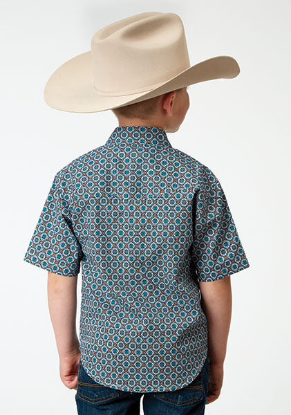 Roper Boys Snap Frontier Foulard - Broken horn