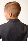 Roper Boys Solid Charcoal - Broken horn