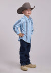 Roper Stripe Snap Shirt - Broken horn