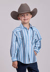 Roper Stripe Snap Shirt - Broken horn