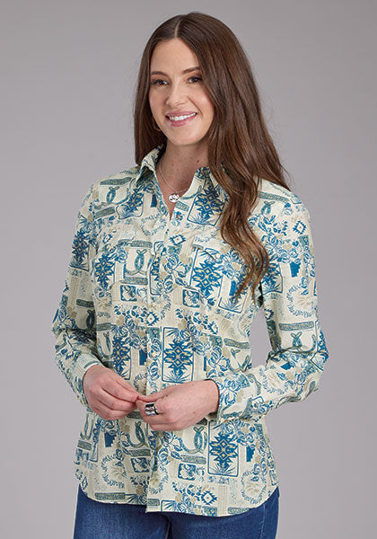 Roper Tropical Resort Print - Broken horn