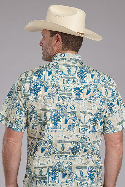 Roper Tropical Resort Print - Broken horn