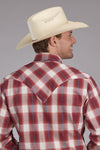 Roper Men's Arrow Plaid - Broken horn